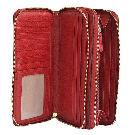 double zipper women's wallet.